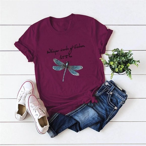 Tops - Whisper Words of Wisdom Let it Be T-Shirt